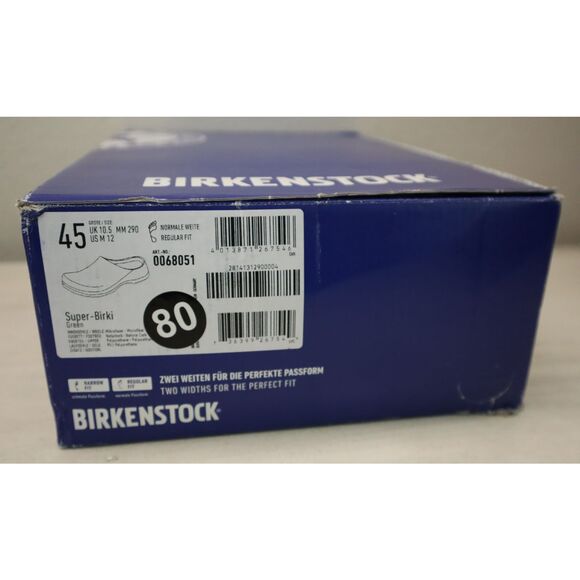 Birkenstock 0068051 Men's Sz 12 Green Super-Birki Water Resistant Clogs - Picture 16 of 16